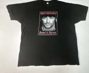 Bret Michaels Roses & Thorns The Reality of My Rock & Roll Fantasy Promo T-Shirt
